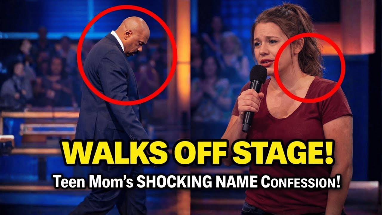 Steve Harvey WALKS OFF Stage After Teen Mom Shares the Truth About Her ...