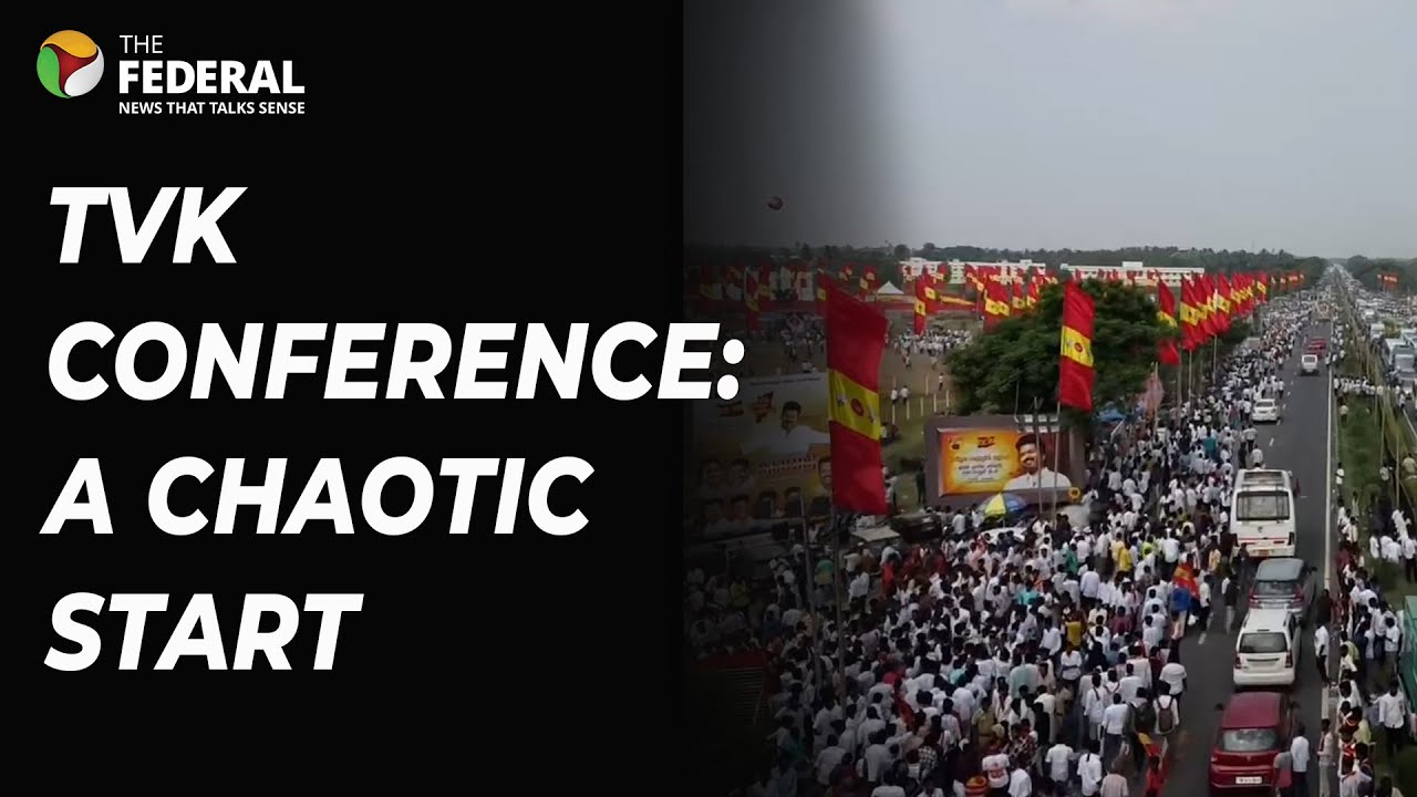 Vijay’s political debut: Chaos engulfs TVK event even before kick-off | The Federal