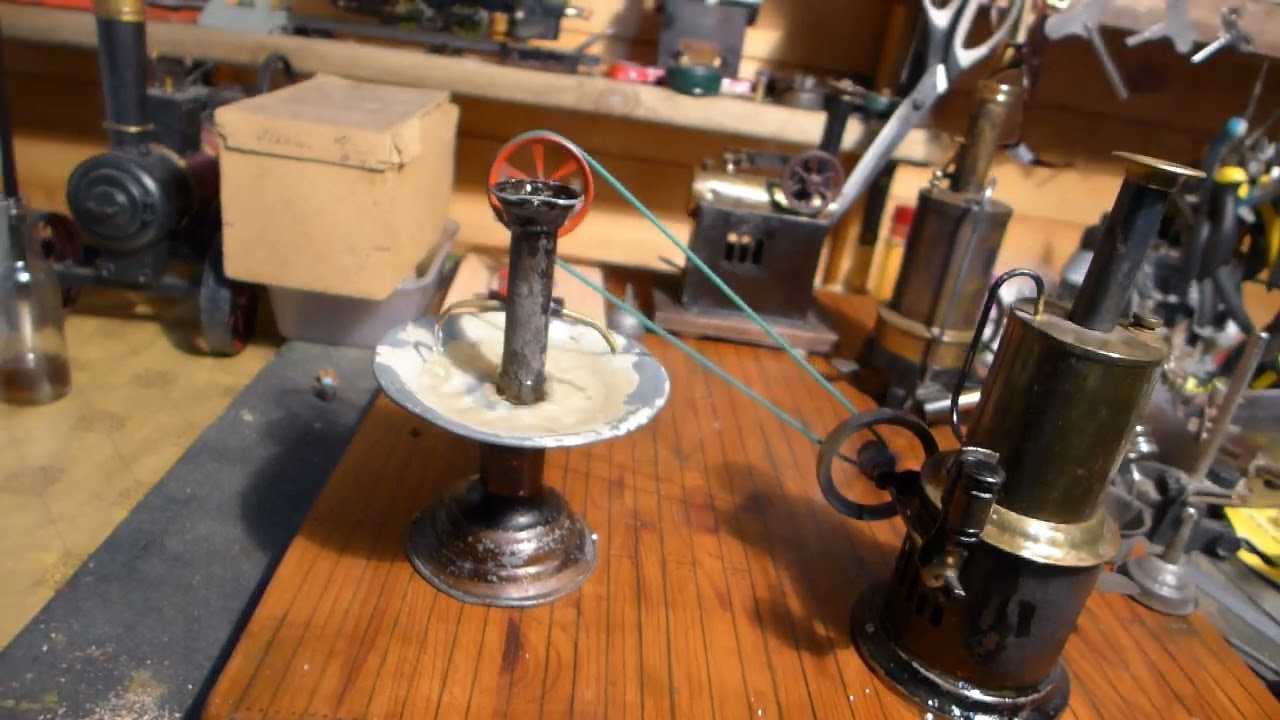 STWWW VIDEO 7 THE FIRST STEAM IN MANY YEARS OF MY 1897 CARETTE STEAM ENGINE