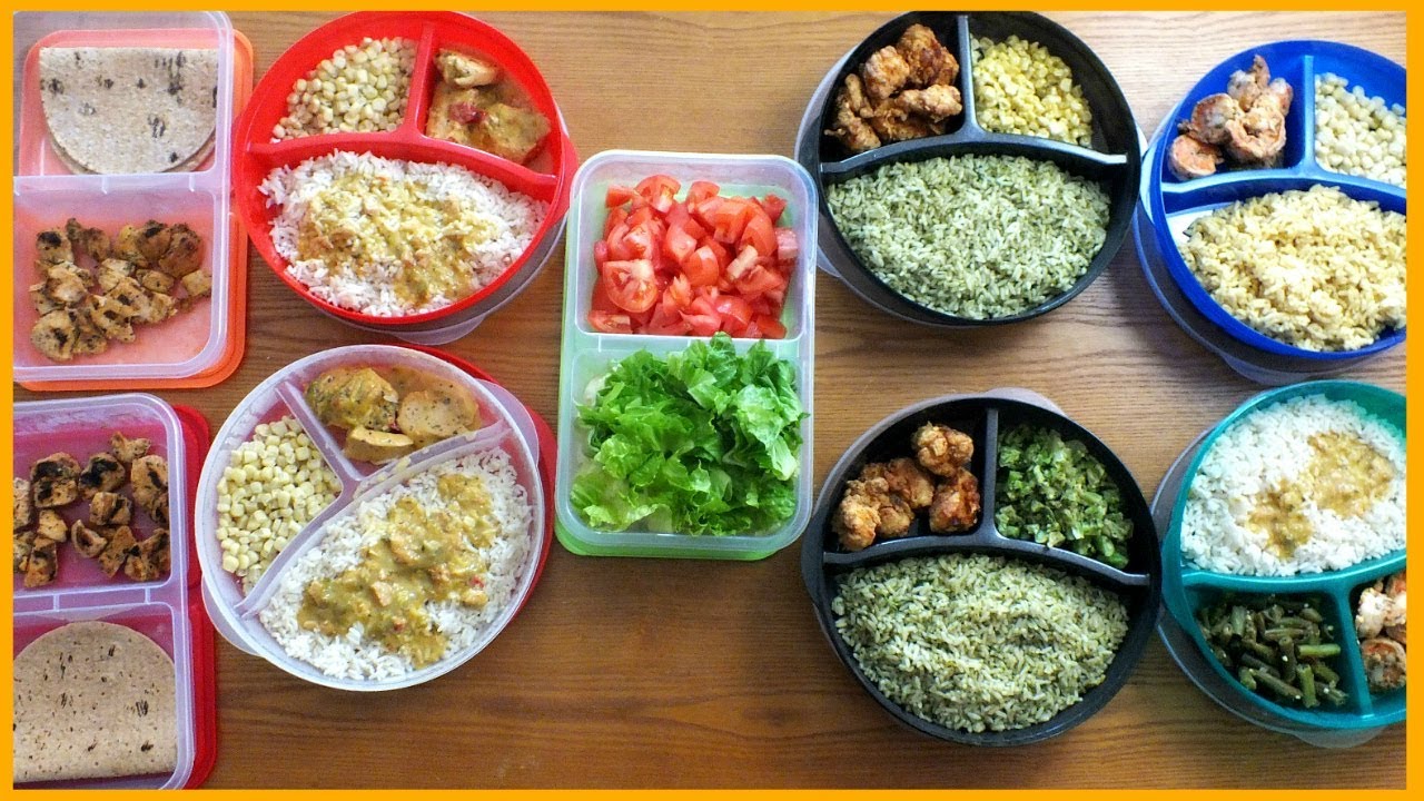 EASY MEAL PREP FOOD FOR 5 DAYS - YouTube