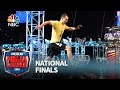 joe moravsky at the national finals stage 1 american ninja warrior 2016