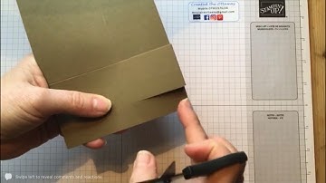Fun Fold 3d window box card tutorial.