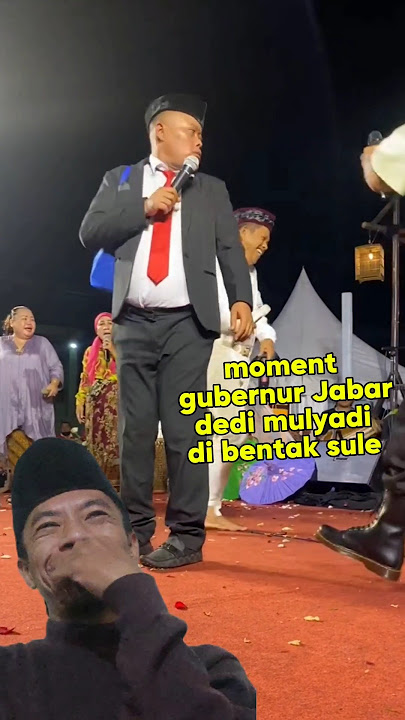 Moment Sule Bentak Dedi Mulyadi Gubernur Jabar