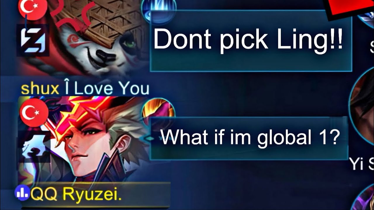 Don’t Pick Ling” They Said… What If I’m Global #1 Ling? MLBB