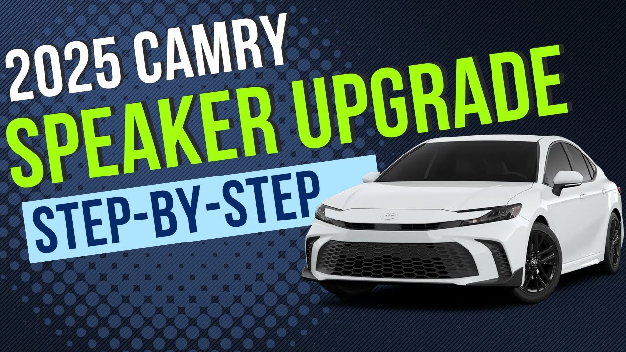 🔊 2025 Toyota Camry Speaker Upgrade 🔊 Full Diy Guide Door Panel 