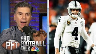 Mike florio and chris simms break down draft needs for all afc west
teams, including the raiders finally giving derek carr some talent
around him. #nbcsports...