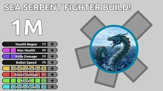 SEA SERPENT BUILD - HOW GOOD IS IT? FFA 1M - Diep.io Fighter Builds Series #2
