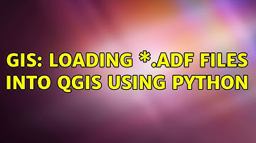 GIS: Loading \*.adf files into QGIS using Python