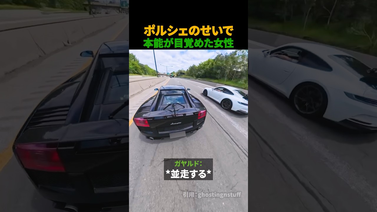 ポルシェのせいで本能が目覚めた女性