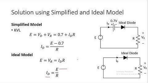 load line analysis of diode network