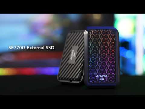 ADATA SE770G RGB External SSD - DAZZLING