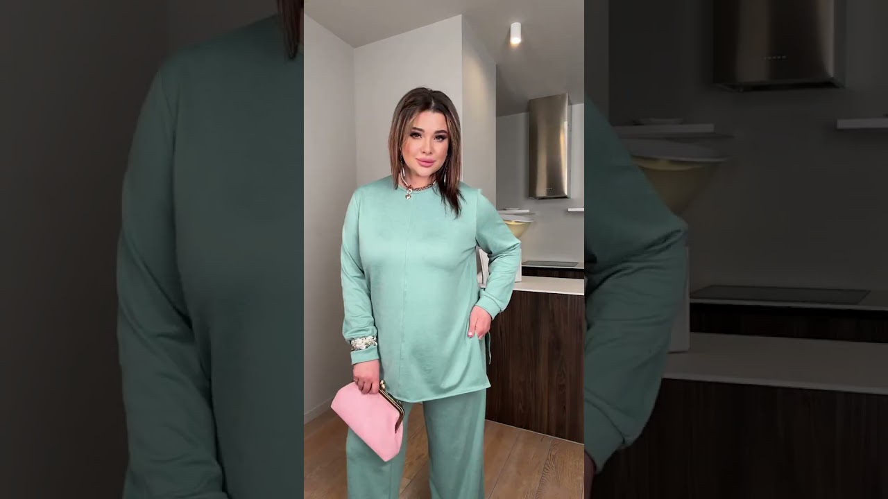 Ангоровий брючний костюм AD-7929.1A340