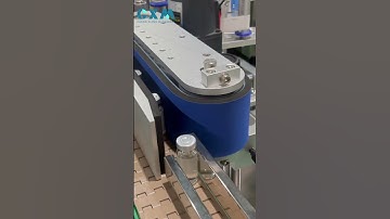 10ml vial bottle labeling machine #labelingmachine #roundbottlelabelingmachine #shortvideo #foryou