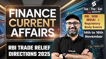Finance Current Affairs for RBI Grade B, SEBI & IRDAI | RBI Grade B Current Affairs | Madhav Sir