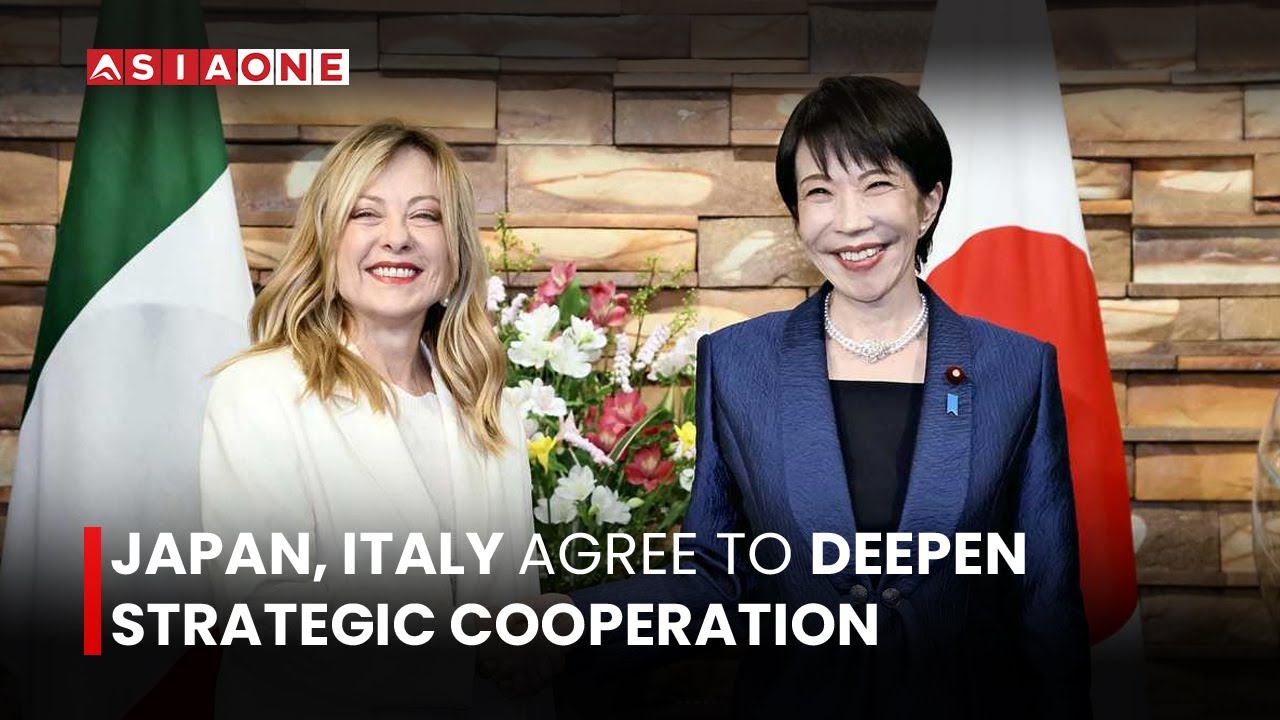 Japan, Italy Agree To Deepen Strategic Cooperation | Asia One News