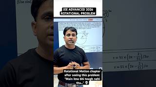 JEE Advanced 2026 Rotation Problem | Pure Conceptual Physics Challenge #jeeadvanced2026 #shorts