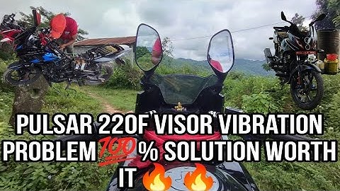 PULSAR 220 VISOR VIBRATION ISSUE SOLUTION💯%AND ITS WORTH IT 🔥🔥