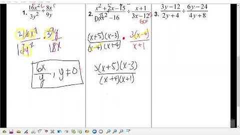 11.4C Dividing Rational Expressions