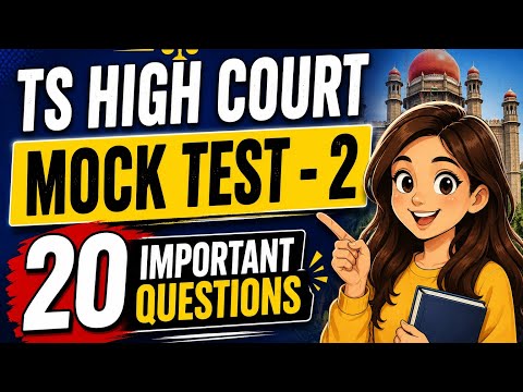 Ts high court mock test - 2