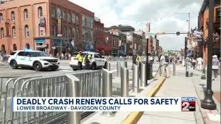 Deadly crash renews calls for safety on Broadway