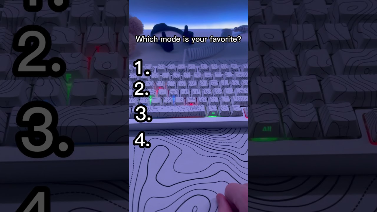 Glorious GMMK Pro Keyboard RGB Modes 