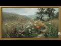 Rustic Countryside Painting | Gold Frame TV Art | 4K Wallpaper for Your TV 2h