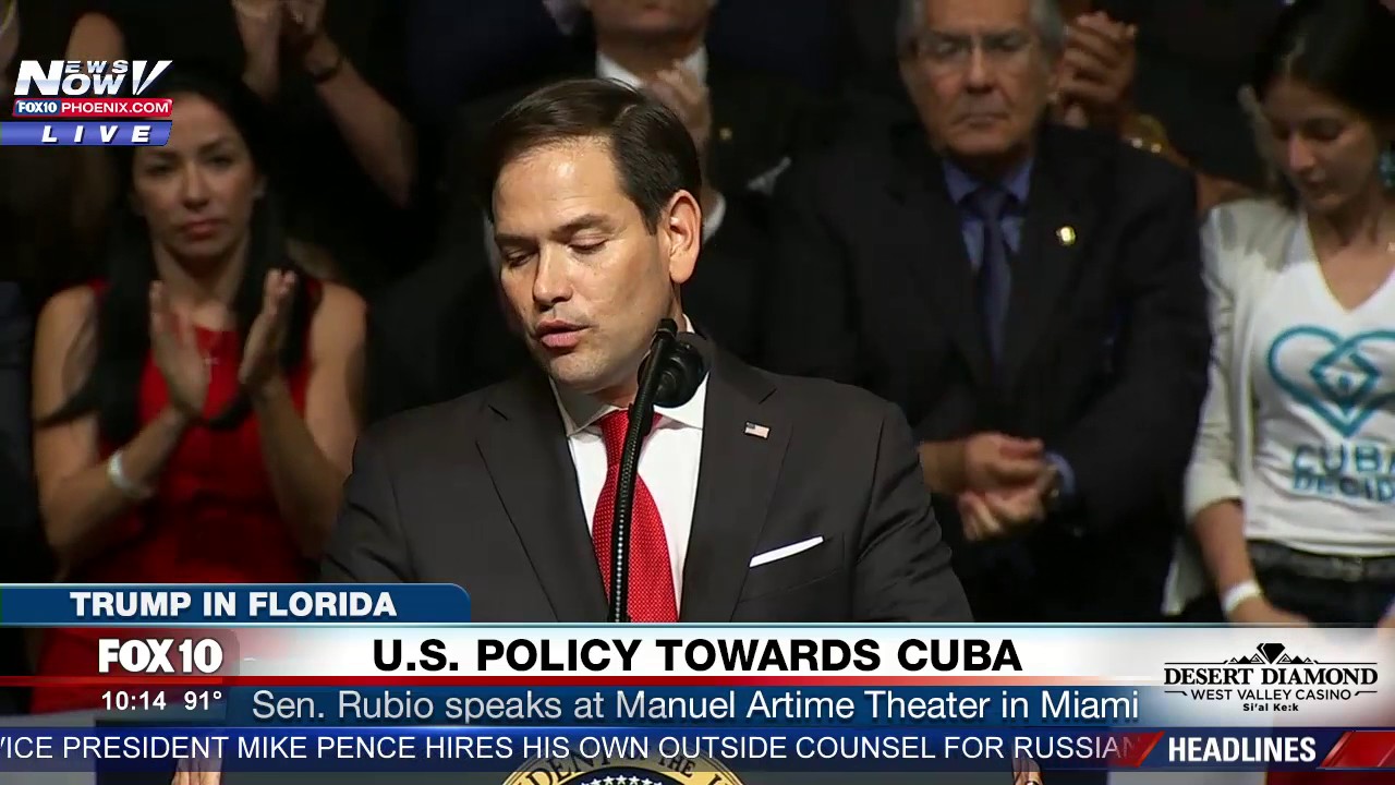 FULL SPEECH: Sen. Marco Rubio Speaks About President Trump's Plan for Cuba During Miami Event