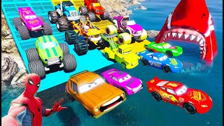 GTA V Epic New Stunt Race For Car Racing Challenge by Trevor and Shark #6789