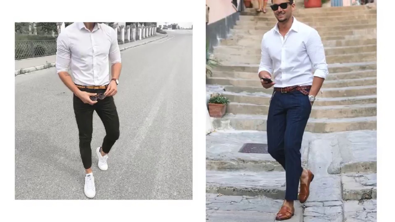 White Shirt Outfit Mens - YouTube
