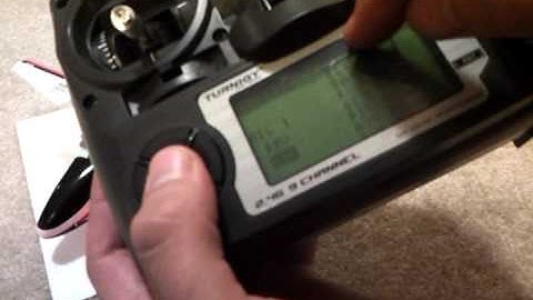 turnigy 9x bind to 9958 helicopter. Turnigy menu s