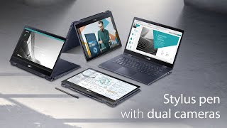 Stylus pen with dual cameras | ASUS ExpertBook B3 Flip (B3402) screenshot 5
