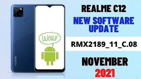 Realme c12, c11, c15 New software update in November 2021 | RMX2189_11_C.08 update @TechFanClub