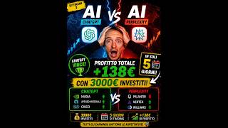 ChatGPT vs Perplexity: Ho Investito 3000€ e Questo è Successo