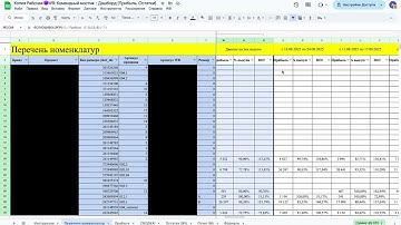 📊 Таблица для Wildberries с автоматической аналитикой через API