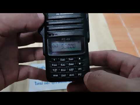 วิธีฟัง FM yeasu FT4V