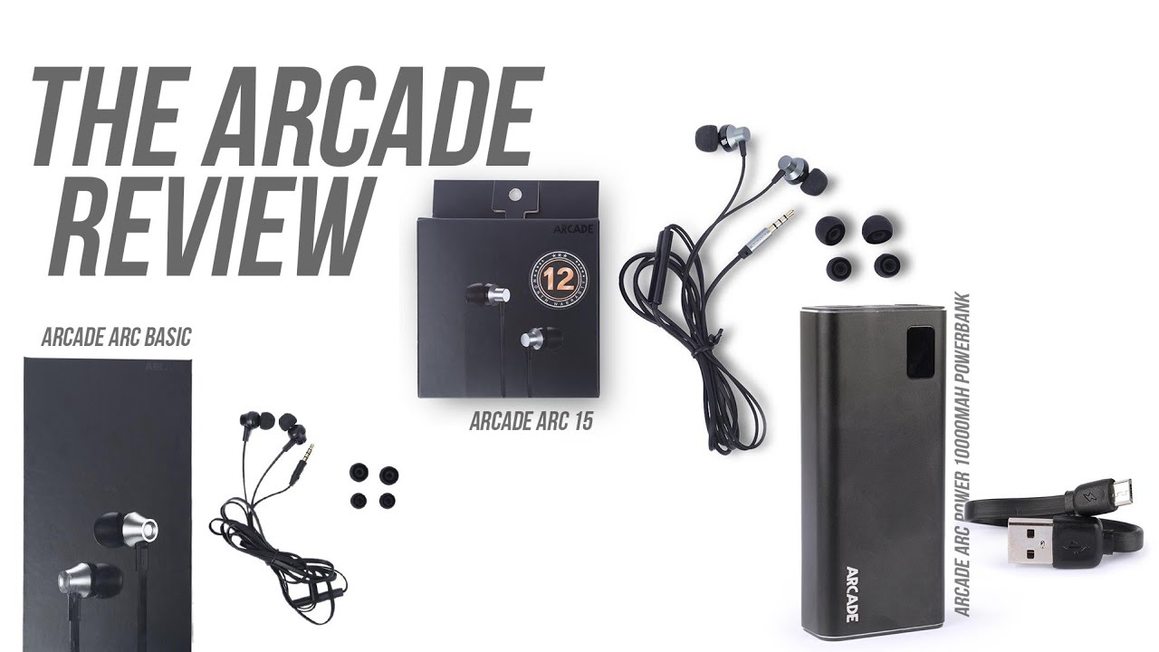 Arcade Affordable Earphones & Powerbank with 12 Month Warranty | Gadget Review | ATC