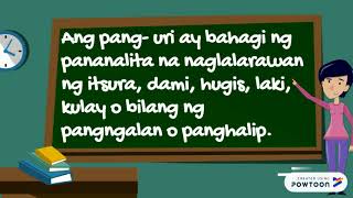 Pang- uri na naglalarawan