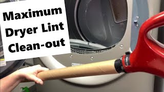 How to Clean Built-up Dryer Lint from your Clothes Dryer - GE UltraFresh