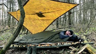 24H Winter Bushcraft - EN Subtitles