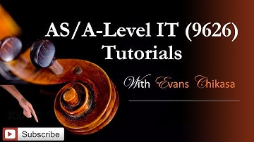 AS/A Level IT 9626 paper 2 October November 2017 Video & Audio Editing Part 1