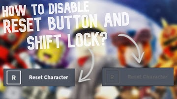 How to Disable RESET BUTTON and SHIFT LOCK? | Roblox Studio Tutorial