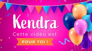 Chanson Joyeux Anniversaire Kendra - Les Chatons Les Plus Mignons