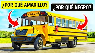 Es por esto por lo que los autobuses escolares son amarillos y negros