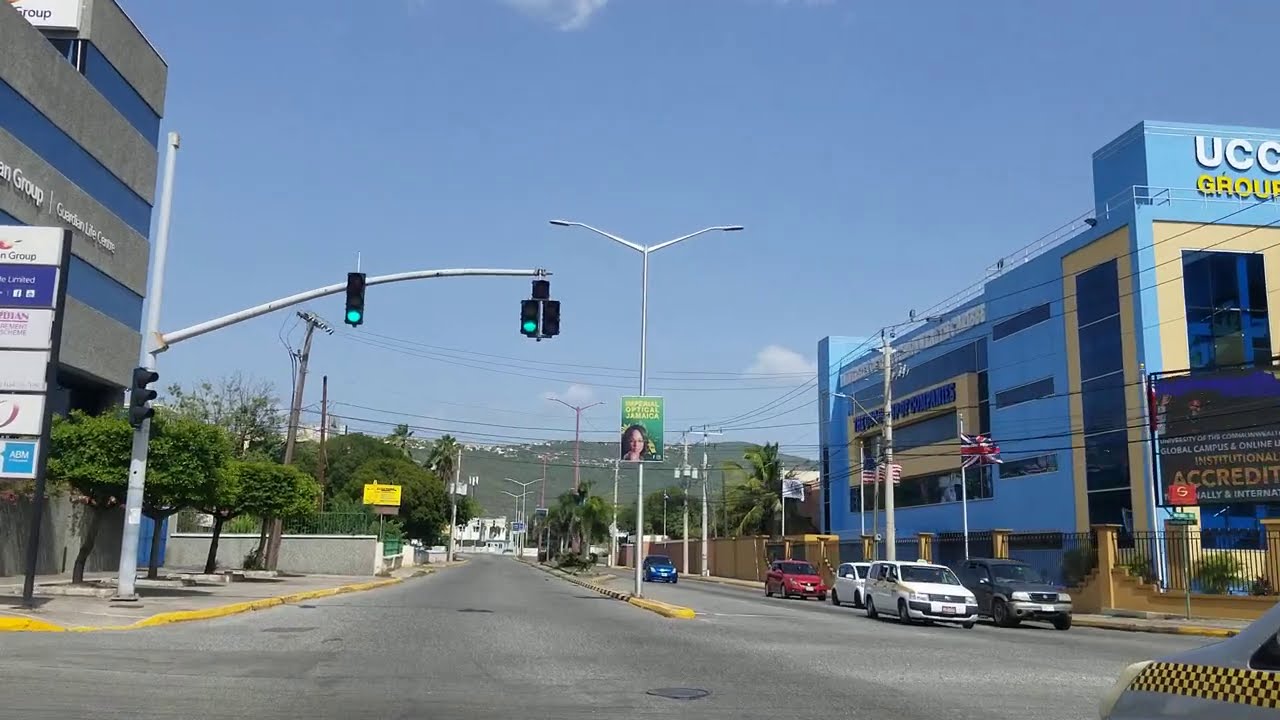 Trafalgar Road New Kingston Jamaica YouTube