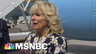 Jill Biden Focused On 'Mental Health Needs' During Visit to Romanian Schools Hosting Refugees screenshot 3