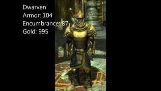 Skyrim: Level 30 Smithing Perk Elven VS Dwarven Part 1