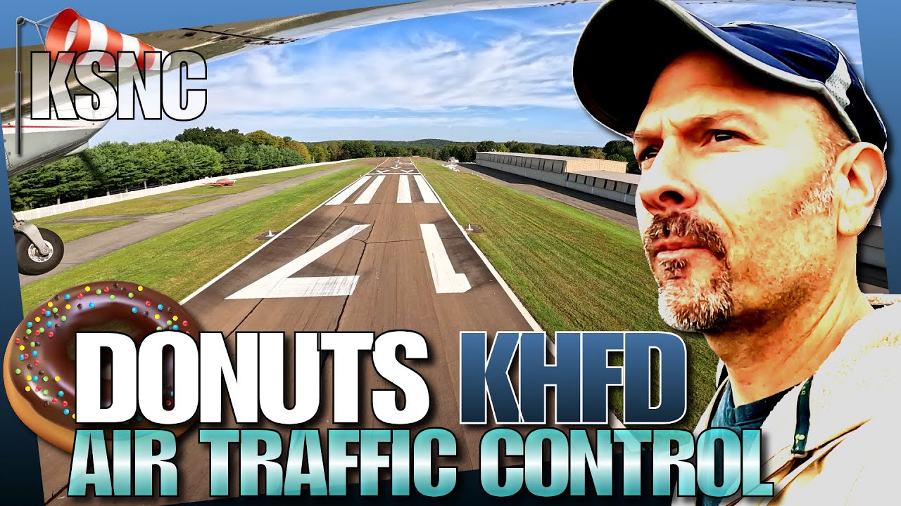 ATC Donut Delivery in a Piper from Chester CT