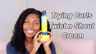 Twist Out &amp; Trying Curls Blueberry Bliss Twist n Shout Cream