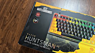 PUBG BATTLEGROUNDS Edition - Razer Huntsman V2 Unboxing