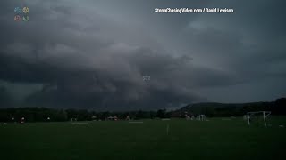 Severe thunderstorm, lightning and flooding in LaGrange, NY - 8/12/2023